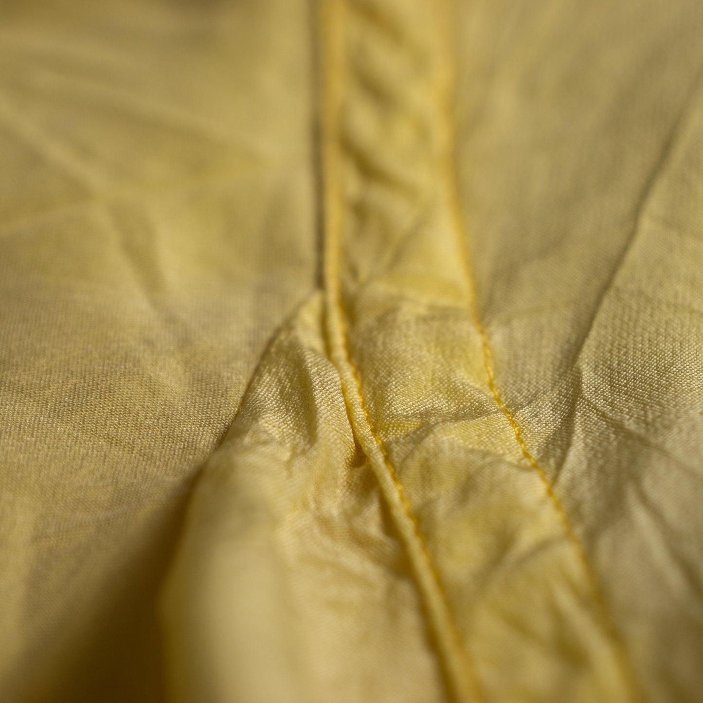 Jil Sander Plus Crinkle Silk Peplum Blouse Citrine Yellow Modern Archive Quiet Luxury Lucie Luke Meier Size M EU 38