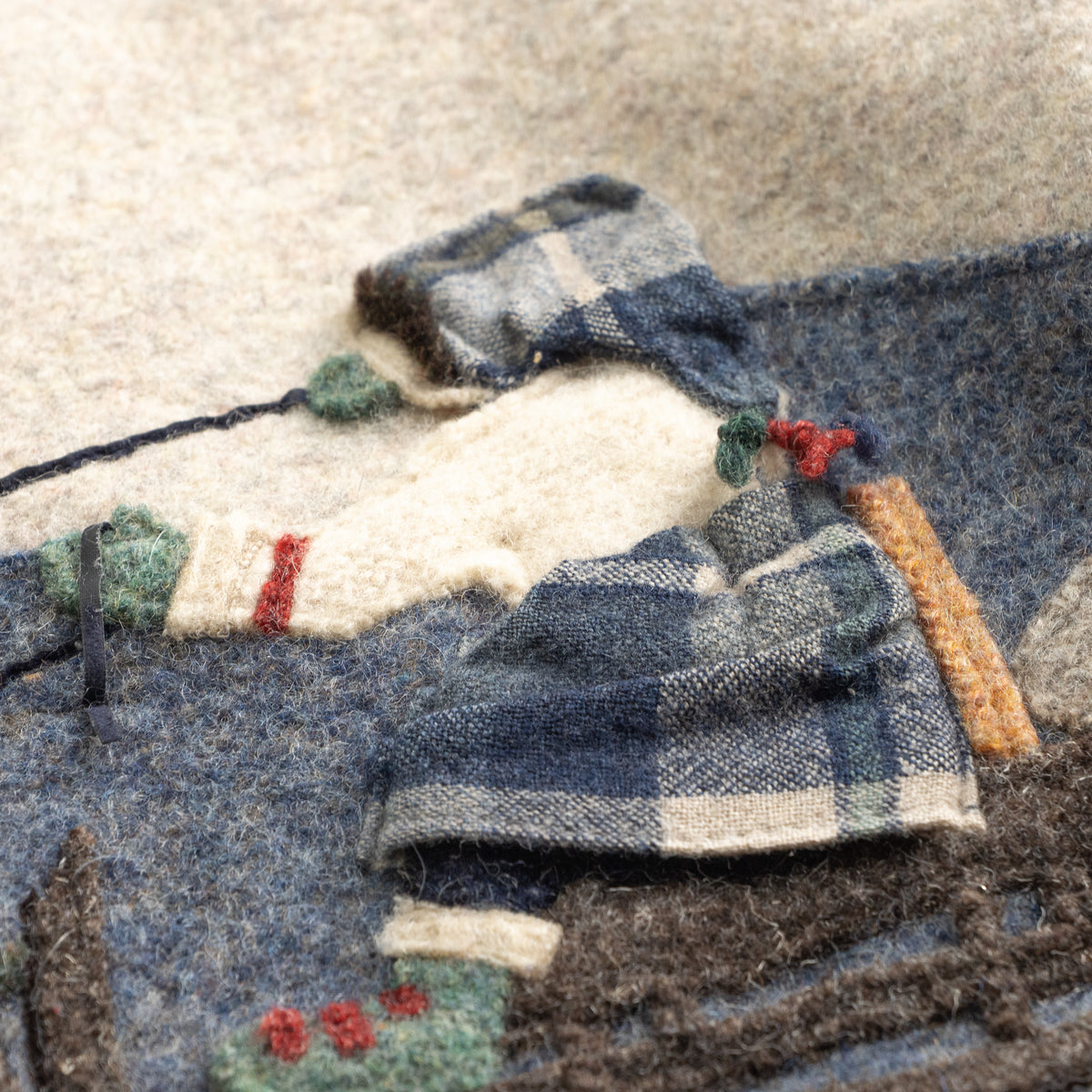 **SOLD: ARCHIVAL GIESSWEIN 1980s BOILED WOOL EMBROIDERED WINTER COAT**