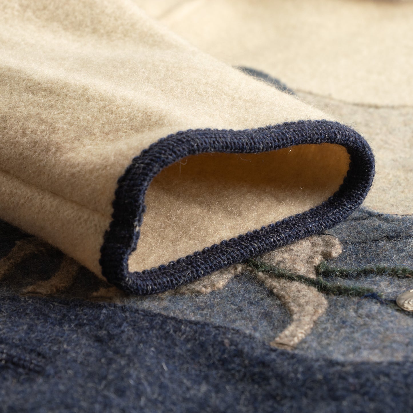 **SOLD: ARCHIVAL GIESSWEIN 1980s BOILED WOOL EMBROIDERED WINTER COAT**
