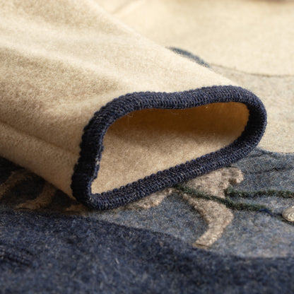 **SOLD: ARCHIVAL GIESSWEIN 1980s BOILED WOOL EMBROIDERED WINTER COAT**