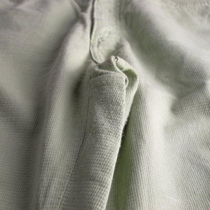 Vintage Versace Jeans Couture Lime Green Trousers | Textured Cotton | 90s Mom Fit | Silver Medusa | Size W30 (Fits EU 38) | High waisted