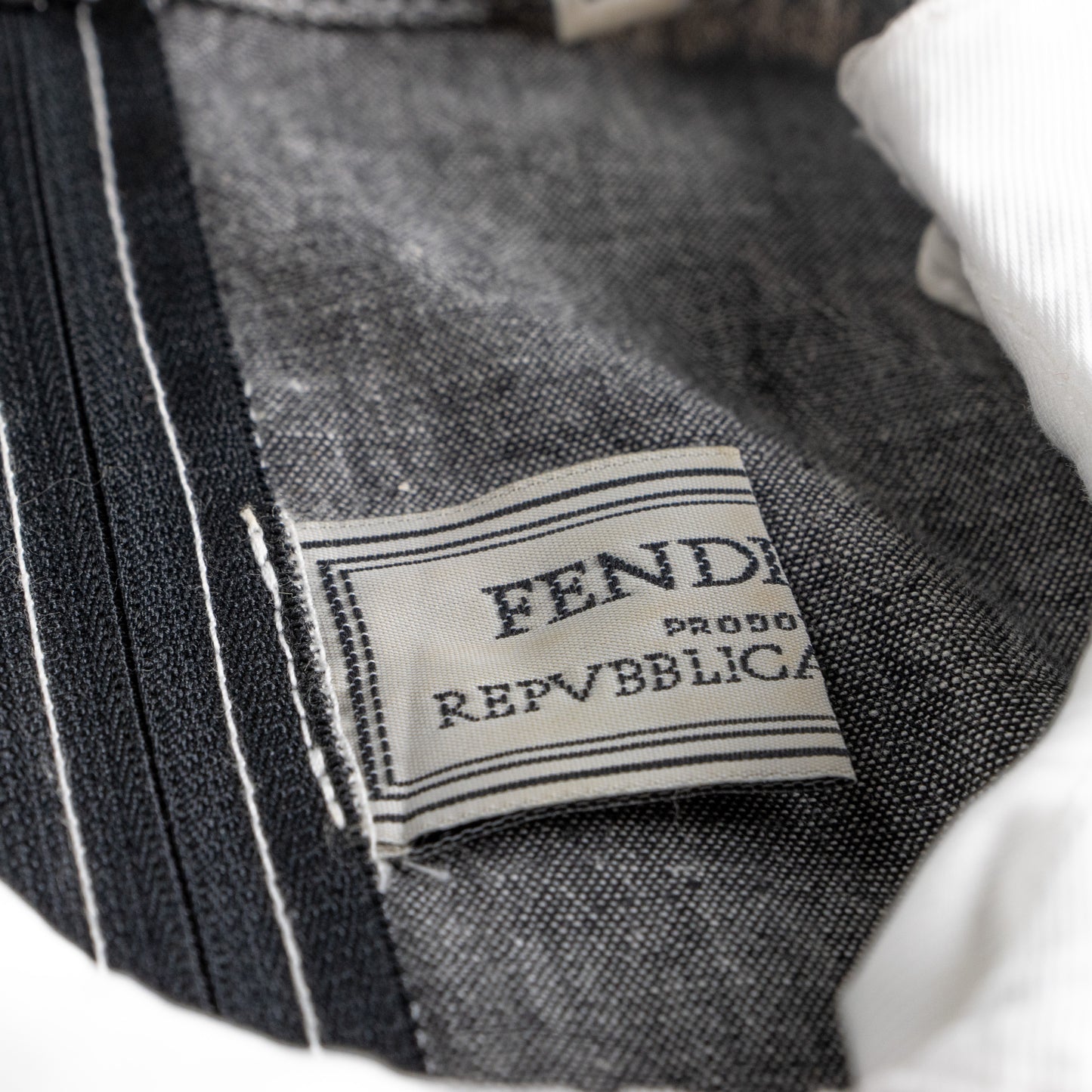 Archival FENDISSIME by Fendi 1987 Peter Pan Collar Mod Mini Dress - Size S (IT 42) - Karl Lagerfeld Era