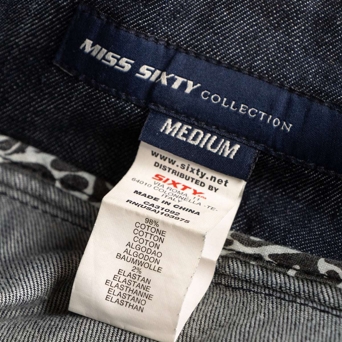 Miss Sixty Vintage Denim Skirt Dark Wash Pleated Skater Schoolgirl Y2K 90s Metal Logo Buckle Preppy Grunge Jeans Skirt Size M