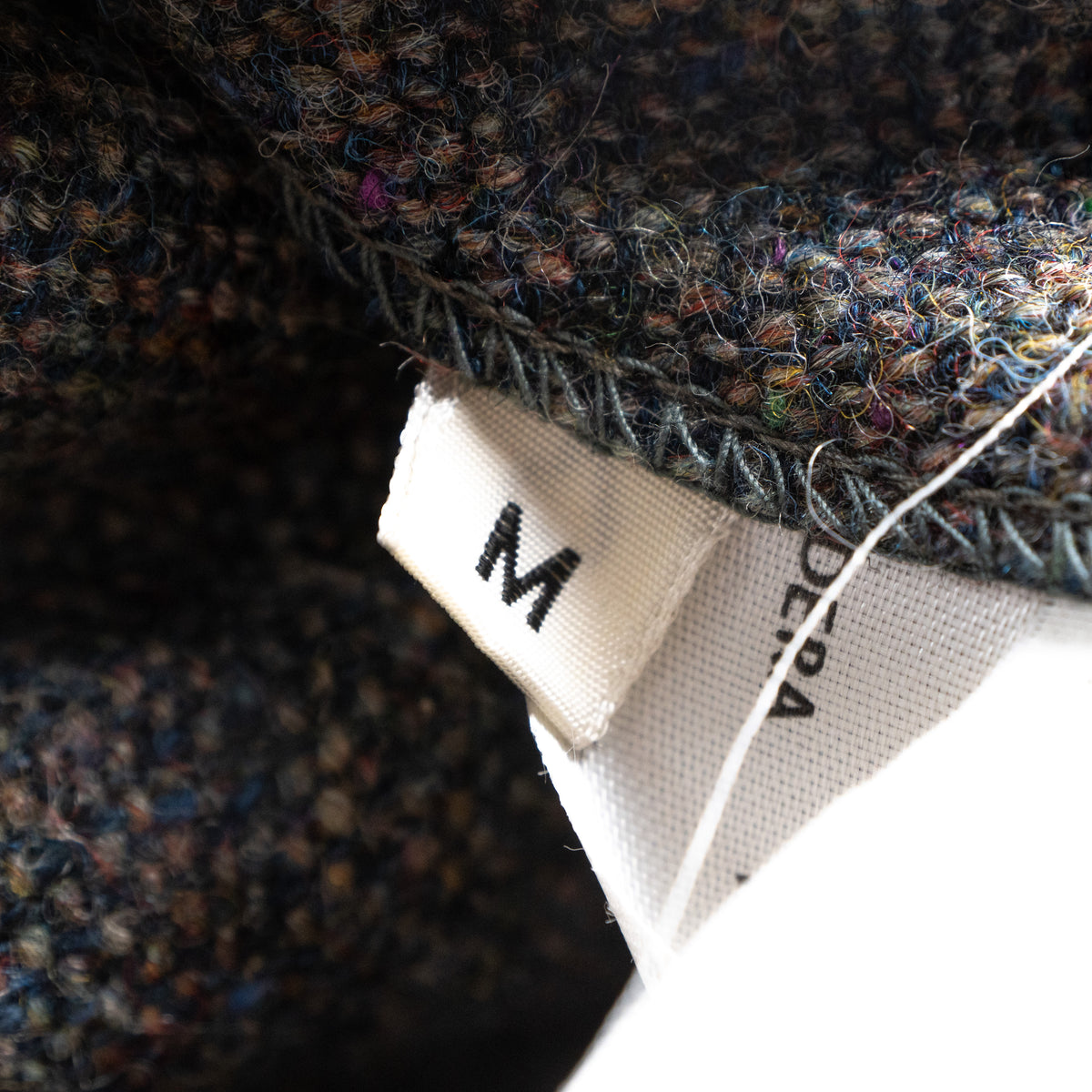Archival MISSONI early 1990s Reversible Fiammato Wave Quilted Jacket - Rare Orange Label Mohair Blend Coat Size M L