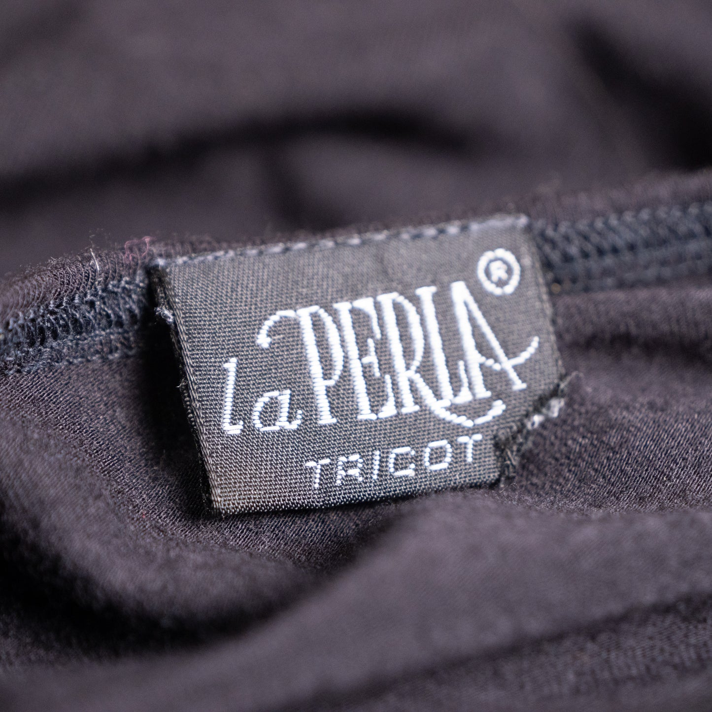 Archival La Perla Tricot Longsleeve Bodysuit 90s 3D Floral Chenille Applique Mesh Tattoo Effect Italy Size S M Museum Grade