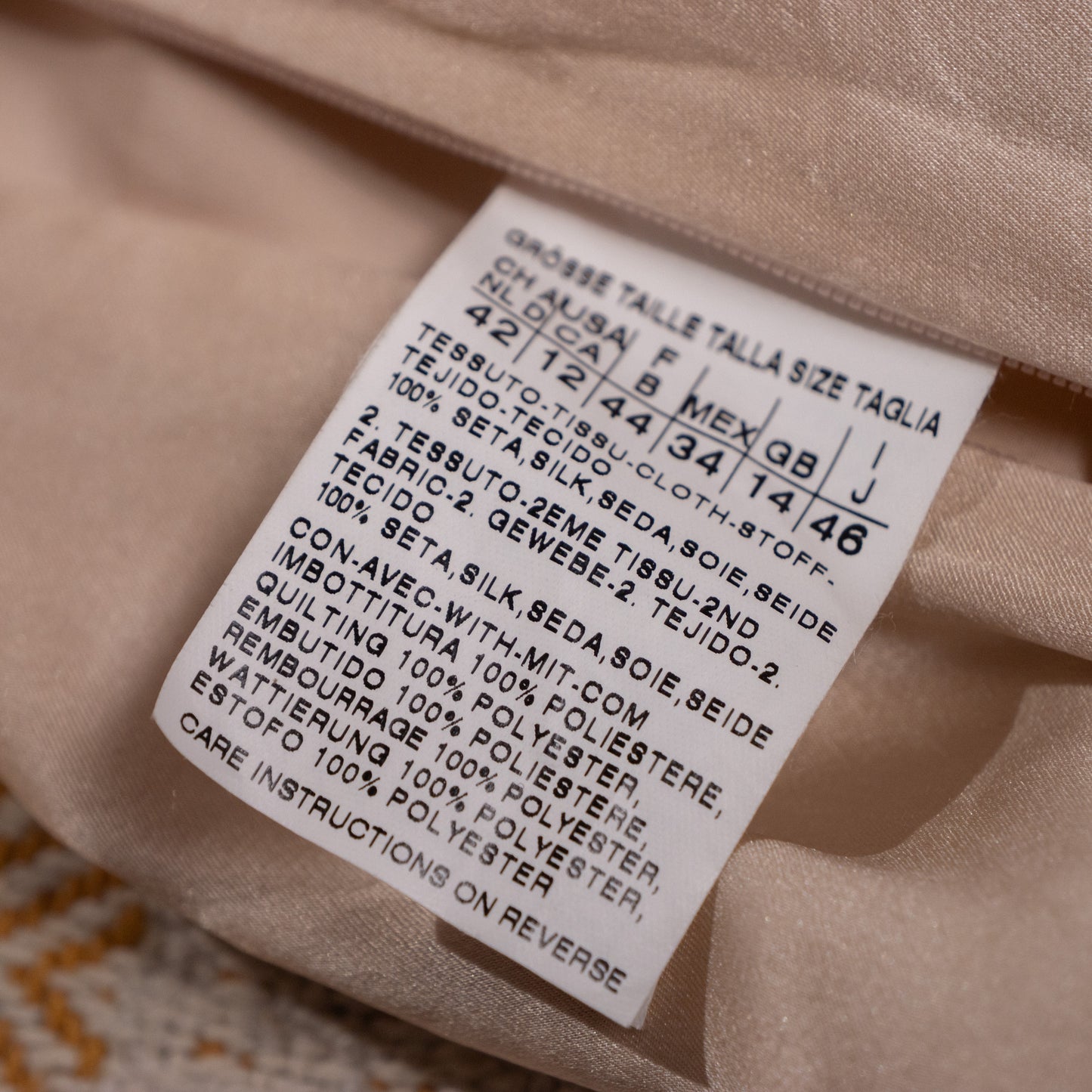 Archival Max Mara Liquid Silk Satin Sculptural Bustier Top Soft Apricot Champagne 90s Y2K Minimalist Luxury Old Money Size XS S M