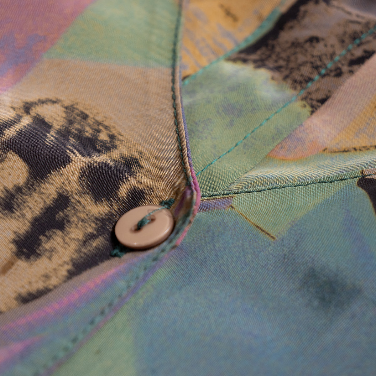Archival Christian Dior Silk Shirt 90s Gianfranco Ferre Double Sided Button Construction Avant Garde Oversized Blouse Museum Size M L