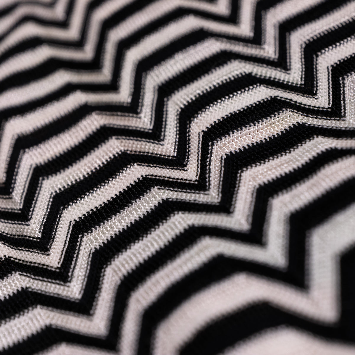Archival Missoni Angela Missoni Era Chevron Knit Dress Color Block Optical Illusion Italian Y2K Fashion Sculpture Size M L