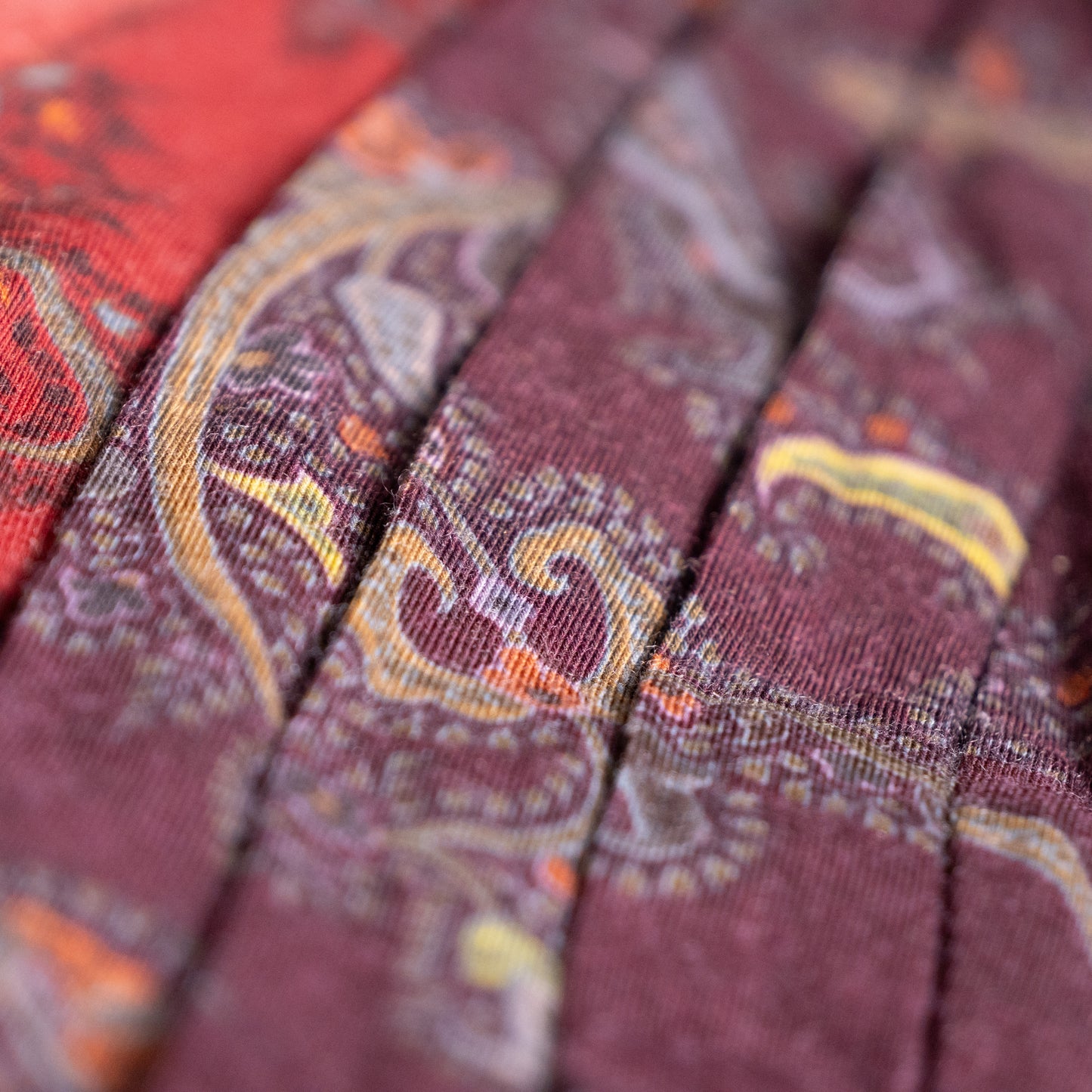 Archival ETRO Milano Paisley Wool Jersey Top 90s Heritage Print Made in Italy Size IT 42 S Curated Vintage