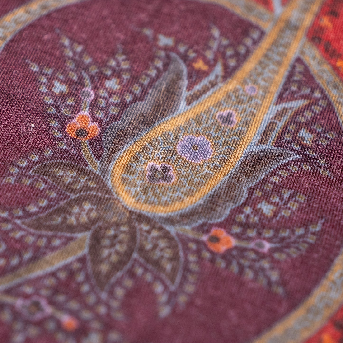 Archival ETRO Milano Paisley Wool Jersey Top 90s Heritage Print Made in Italy Size IT 42 S Curated Vintage
