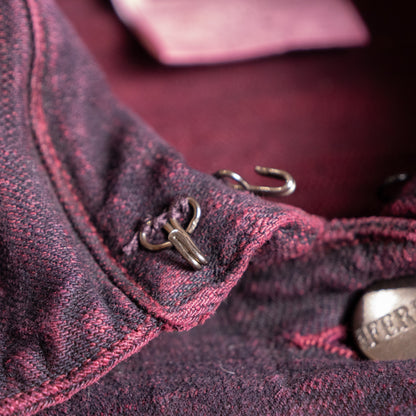 Archival Gianfranco Ferre Jeans Jacket NWT Deadstock Burgundy Denim Corset Back Y2K Ittierre Made in Italy Size M Fits XS S