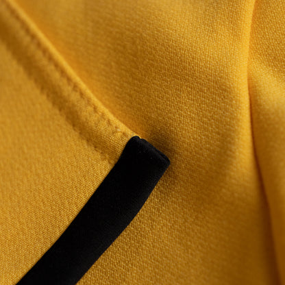 Archival Louis Feraud Paris Skirt Suit 80s Power Suit Canary Yellow Black Graphic NOS Deadstock West Germany Size XS S