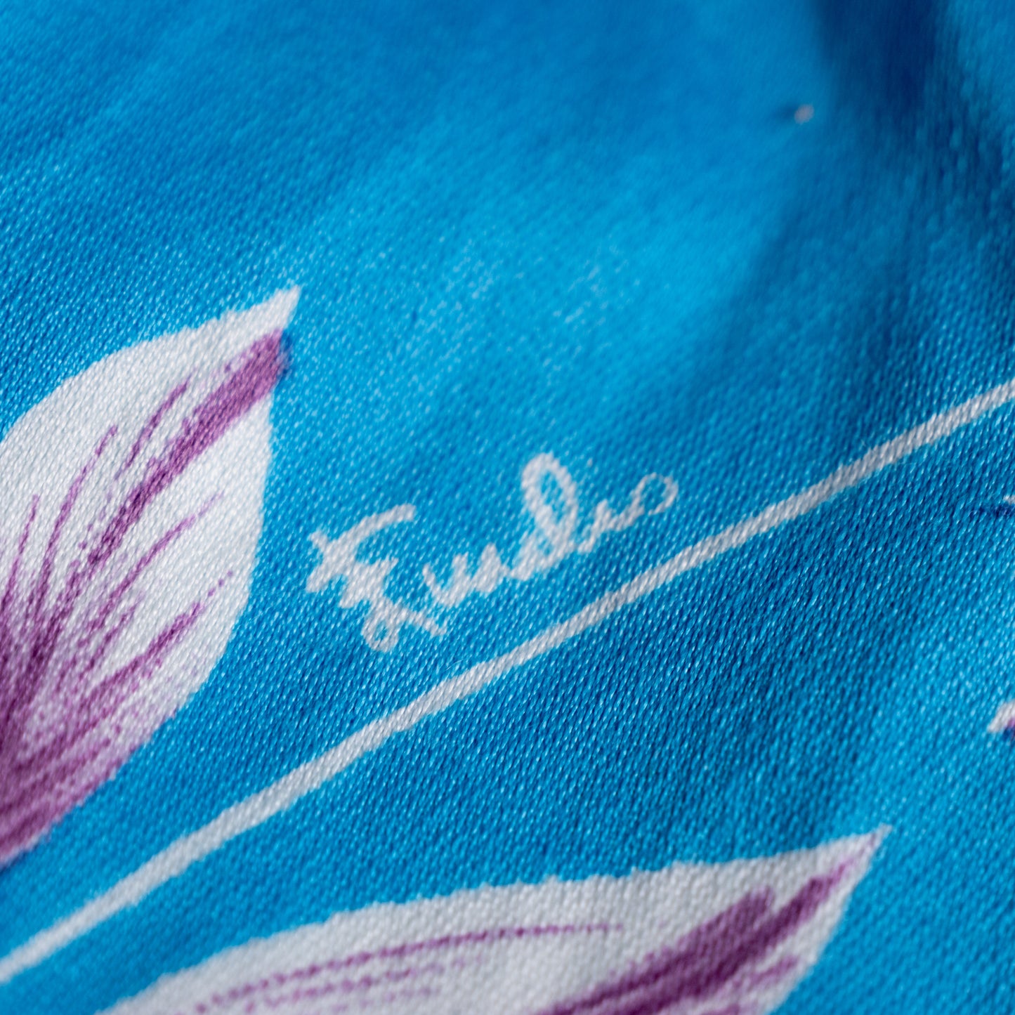Archival 1973 Emilio Pucci Florence Unisex Womens Mens Shirt Azure Floral Cotton Vintage 70s M