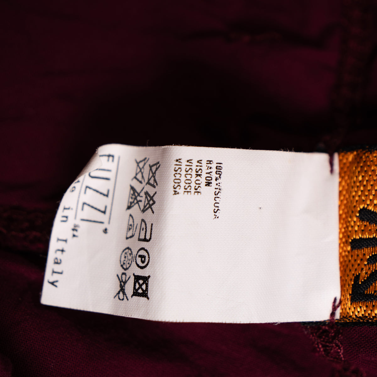 Archival Jean Paul Gaultier SS 2002 Set Maille Femme Top Soleil Trousers Watercolor Print Burgundy Pants Grails Gaultier Mesh Era XS S