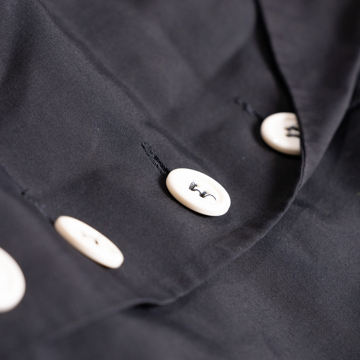Archival KL by Karl Lagerfeld Trench Dress 1990s Minimalist Sleeveless Viscose Silk Utility Safari Maxi Contrast Buttons Designer Grails S-L