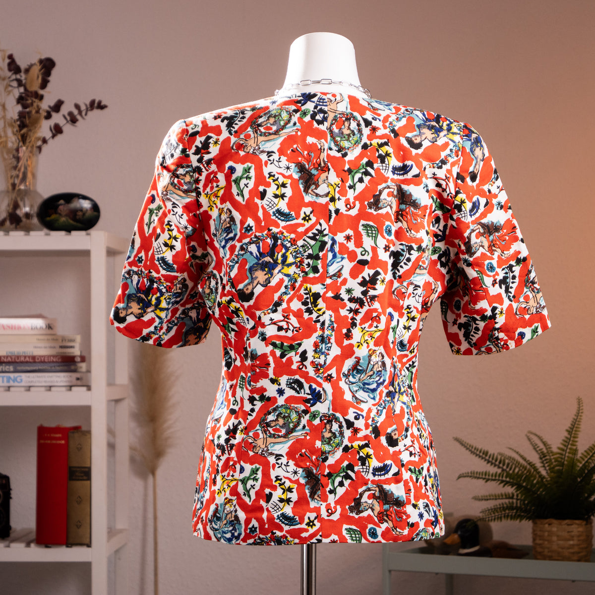 Archival KL by Karl Lagerfeld Late 1980s Belle Époque Pop-Art Ottoman Knit Jacket - Size M (D 40) - Made in Italy