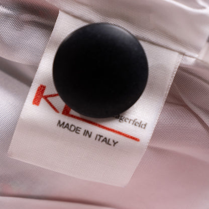 Archival KL by Karl Lagerfeld Late 1980s Belle Époque Pop-Art Ottoman Knit Jacket - Size M (D 40) - Made in Italy