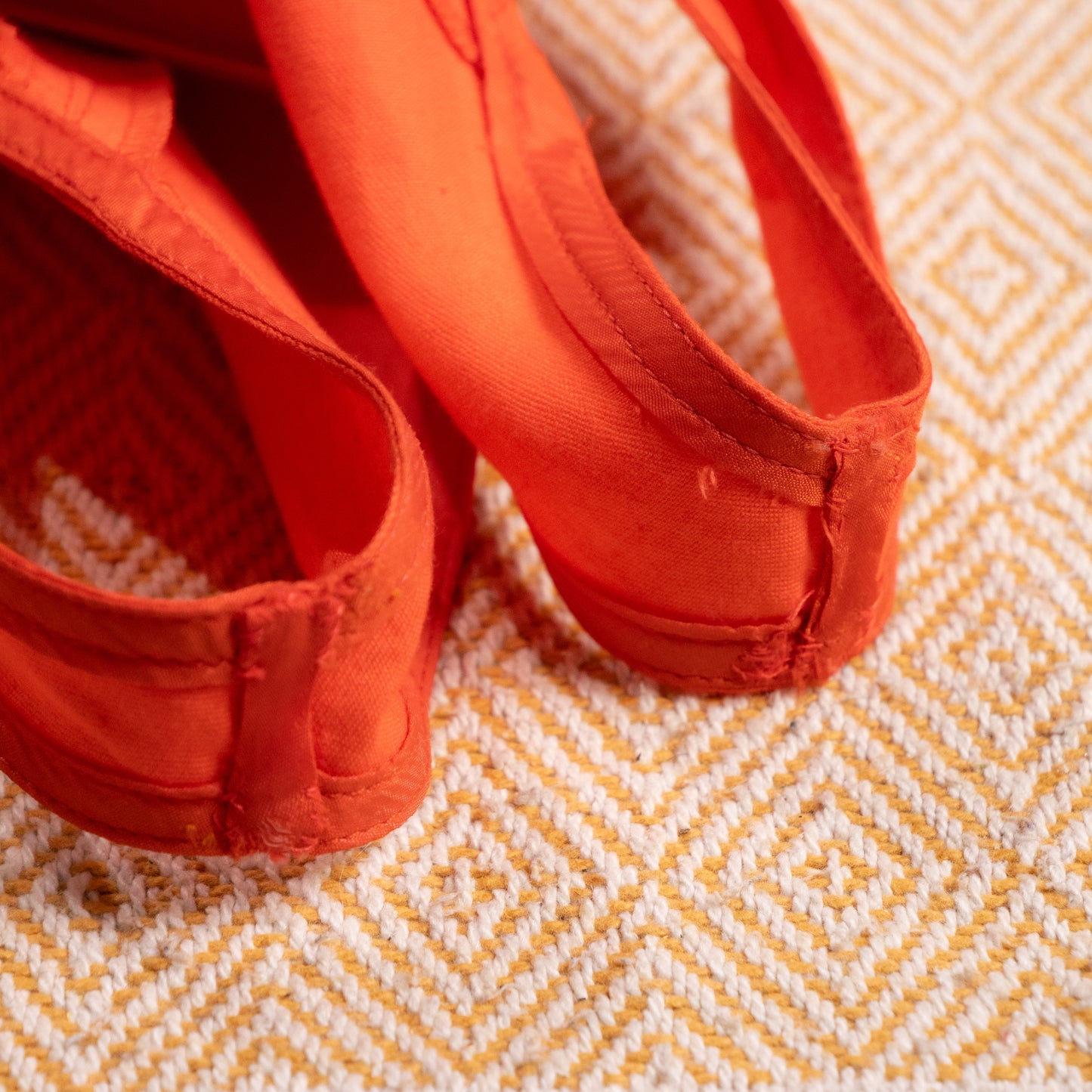Museum Gianni Versace SS 1993 Runway Dress Orange Linen Emma Sjöberg Wiklund Archival Vintage 90s S