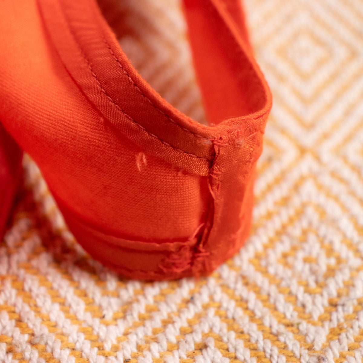 Museum Gianni Versace SS 1993 Runway Dress Orange Linen Emma Sjöberg Wiklund Archival Vintage 90s S