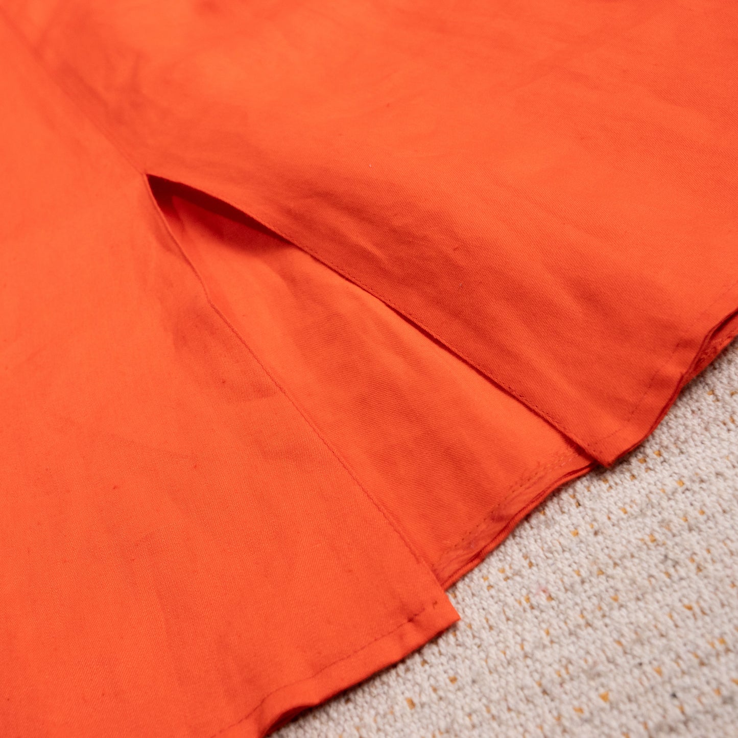 Museum Gianni Versace SS 1993 Runway Dress Orange Linen Emma Sjöberg Wiklund Archival Vintage 90s S