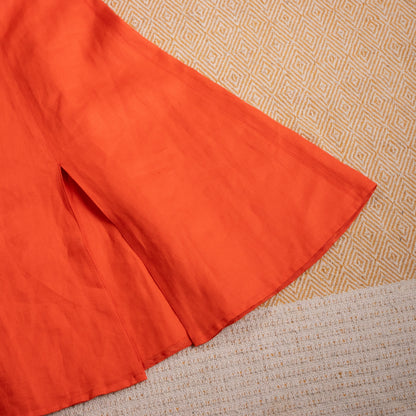Museum Gianni Versace SS 1993 Runway Dress Orange Linen Emma Sjöberg Wiklund Archival Vintage 90s S