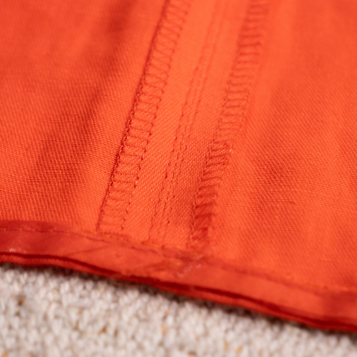 Museum Gianni Versace SS 1993 Runway Dress Orange Linen Emma Sjöberg Wiklund Archival Vintage 90s S