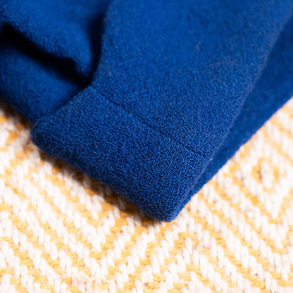 Archival Salvatore Ferragamo Scalloped Wool Dress – Iconic Logo Buttons – Circa 1980 Italy XS S
