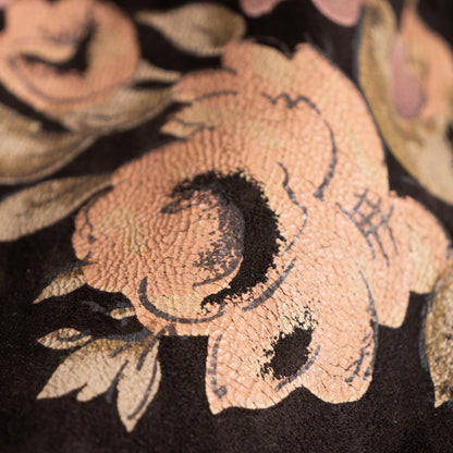 Archival Roberto Cavalli Printed Leather Tapestry Midi Skirt – Autumn/Winter 1999 – Y2K Grails M