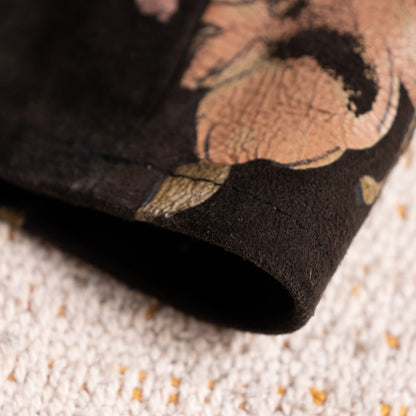 Archival Roberto Cavalli Printed Leather Tapestry Midi Skirt – Autumn/Winter 1999 – Y2K Grails M