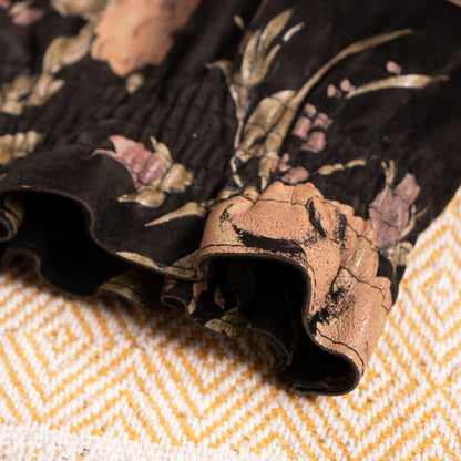 Archival Roberto Cavalli Printed Leather Tapestry Midi Skirt – Autumn/Winter 1999 – Y2K Grails M