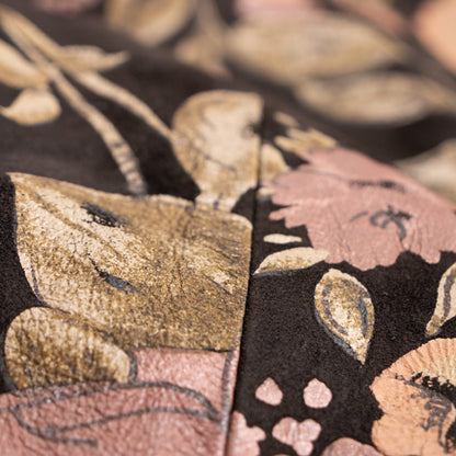 Archival Roberto Cavalli Printed Leather Tapestry Midi Skirt – Autumn/Winter 1999 – Y2K Grails M