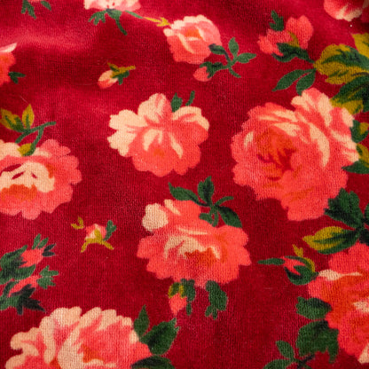 Archival Kenzo Jungle Velvet Floral Long Sleeve Top – FW 1997 – NOS Deadstock Italy M L