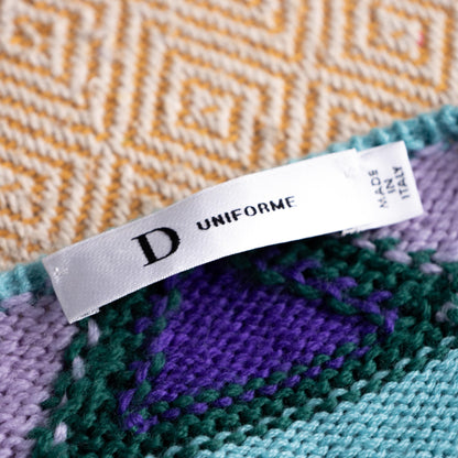 Archival Dior D UNIFORME Floral Beaded Wool Sweater | Special Event Staff Piece | 3D Embroidery & Pearl Knit | Made in Italy | Size S M