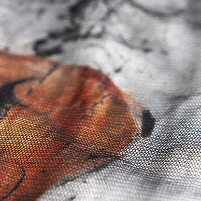 Rare Cop Copine Mesh Dress "Geiko" Y2K Archival Graphic Face Print Tulle 90s Vintage Designer Mini Dress XS S Authentic
