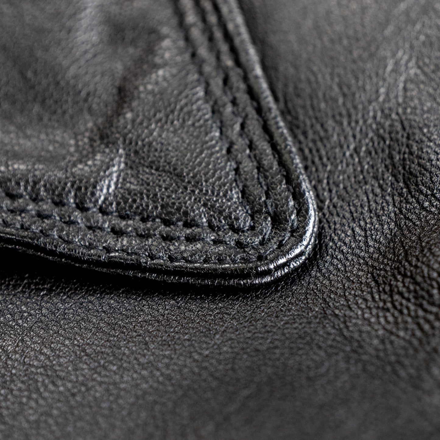 Deadstock Vintage Leather Blazer XX by Mexx 90s Black Leather Jacket Longline Quilted Lining Minimalist Matrix Style Y2K M