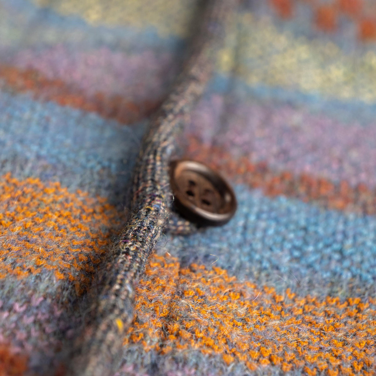 Archival MISSONI early 1990s Reversible Fiammato Wave Quilted Jacket - Rare Orange Label Mohair Blend Coat Size M L