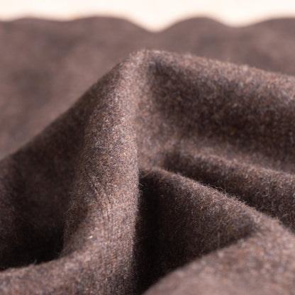 Archival HERMÈS Late 1980s Marron Foncé Virgin Wool Skirt - Rare Winged Utility Pockets S