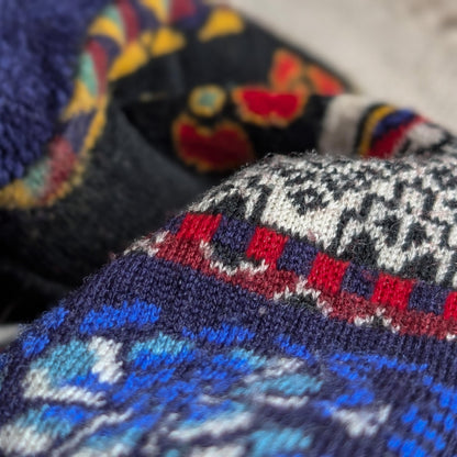 Archival Kenzo Paris 90s Sweater Floral Patchwork Ribbed Knit Boxy Crop Takada Era Made in Italy Luxury Designer Vintage S M L