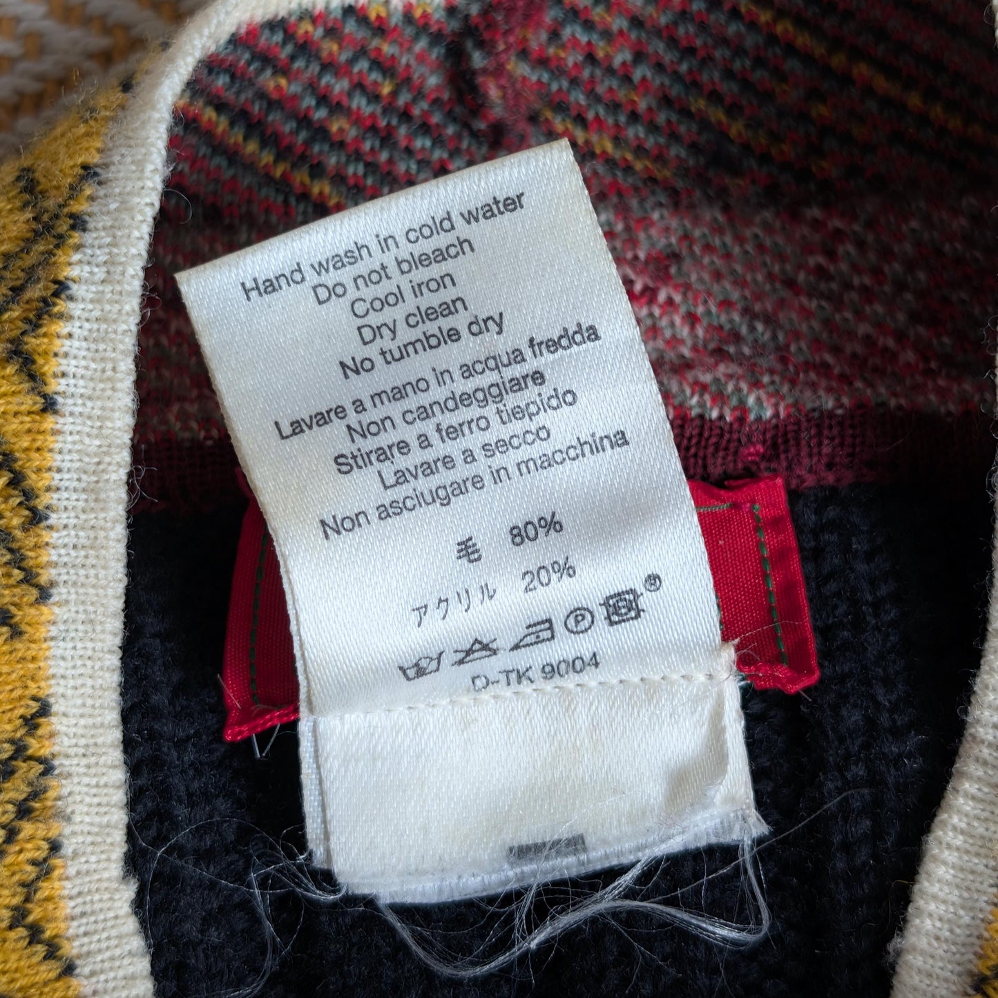 Archival Kenzo Paris 90s Sweater Floral Patchwork Ribbed Knit Boxy Crop Takada Era Made in Italy Luxury Designer Vintage S M L