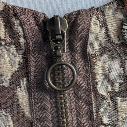 Save The Queen Archival Patchwork Dress Silk Linen Mixed Media Midi Marco Fantini Firenze Italian Designer Art to Wear Y2K Size S M