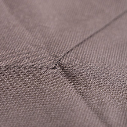 Archival Nina Ricci Sculptural Chevron-Yoke Virgin Wool & Silk-Lined Midi Skirt in Anthracite Melange, Peter Copping Era M